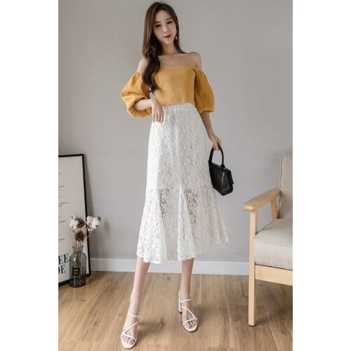 Stretch high waist bag hips skirt women mid-length slim split skirt wedding ceremony festive long skirts office lady clothes