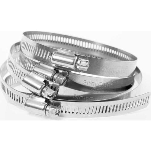 1Pcs 170-850mm Stainless Steel 304 Worm Drive Hose Clips Irrigation Pipe Hoop Fixed Water Pipe Hose Fastener