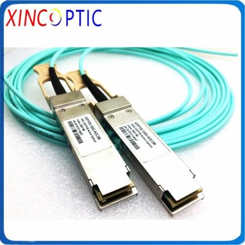 100Gbps QSFP28 to QSFP28 30M MPO SFP Module AOC OM3 Cable,30m (98ft) Generic Compatible 100G QSFP28 Active Optical Cable