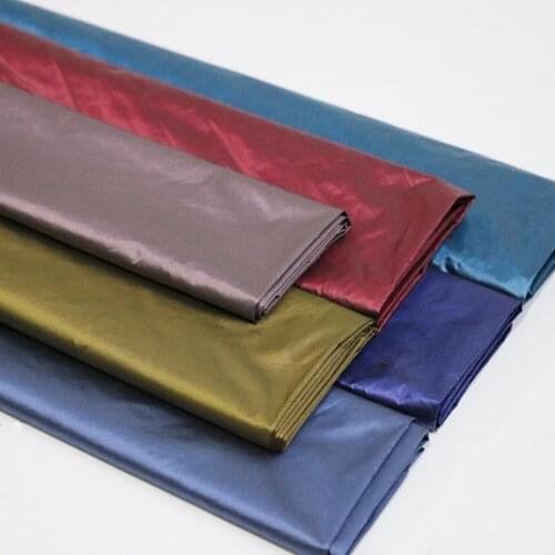 100cm*148cm 100% Nylon Taffeta Fabric Down Jacket Fabric 2 Tone Shading Design