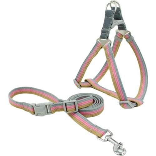 12PCS / LOT New Reflective Pet Chest Straps Pet Leash Dog Training Walking Safety Vest Harness