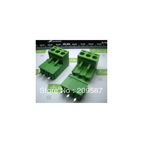 50pcs Block Terminal Wire Connectors 2EDG 5.08-3P
