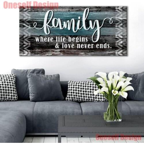 5d diamond painting full family wall sticker diamond mosaic sale family picture of rhinestone home decortion home wall sticker