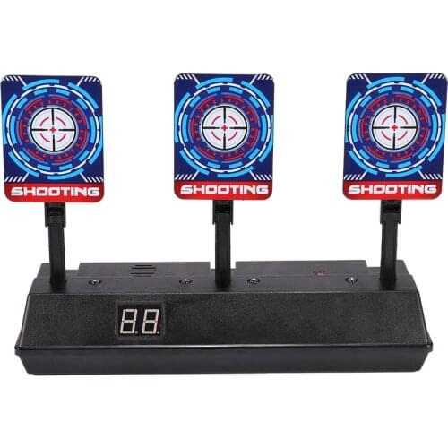 DIY Gun Accessories High Precision Scoring Auto Reset Electric Target Toys Set For Bullets Outdoor Sports Guns Toy For Kids Gift