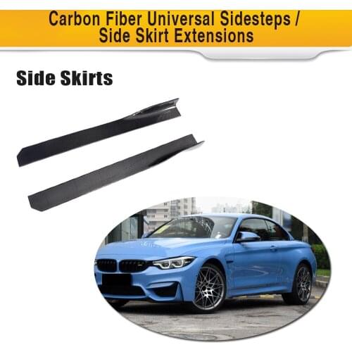 Carbon Fiber Auto Side Skirt for BMW M2 M3 M4 E46 F30 F80 F82 G30 F90 Sedan Coupe ect Universal Cars