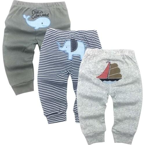 3 Packs Unisex Baby Pants Spring Summer Kids Harem PP Trousers Cotton Knitted Boy Girl Toddler Leggings Newborn Infant Clothing