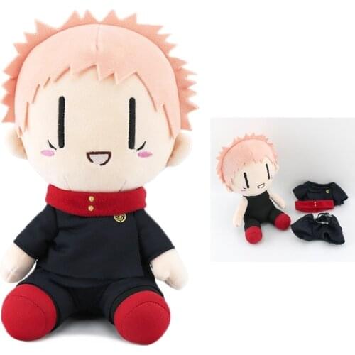 Jujutsu Kaisen Plush Toys Doll Cute Yuji Gojo Stuffed Toy Doll Removable Clothes Nice Gifts Size 20cm
