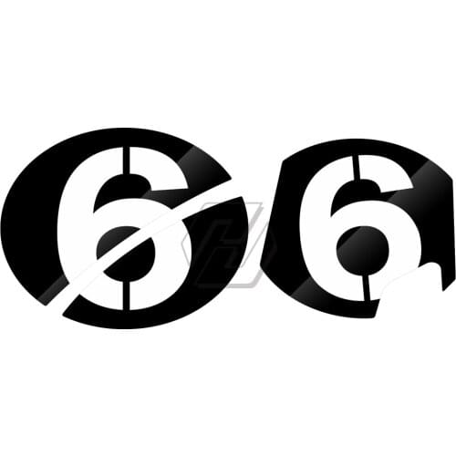 For Piaggio Vespa Series 2 Sei Giorni GTS 300 GTS300 GTS300ie Supersport Decals Number 6