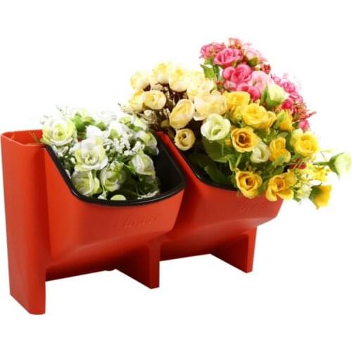 Wall Planter Flower Pot Stackable Garden Flower Pots Wall Hanging Vertical Succulents Plant Pot Bonsai Green Plant Home Decor