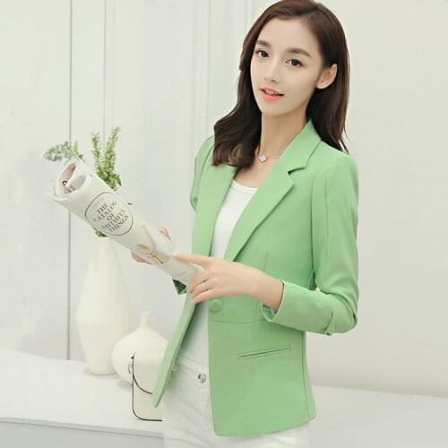 2021 spring and autumn new Korean version of slim and thin small suit all-match business jacket casual small suit