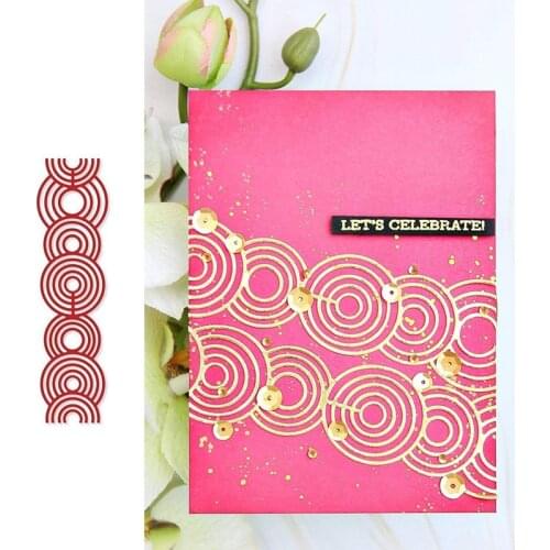New Circle Die Set Cutting Cutting Dies Scrapbook Diary Decoration Stencil Ebossing Template DIY Greeting Card Albums