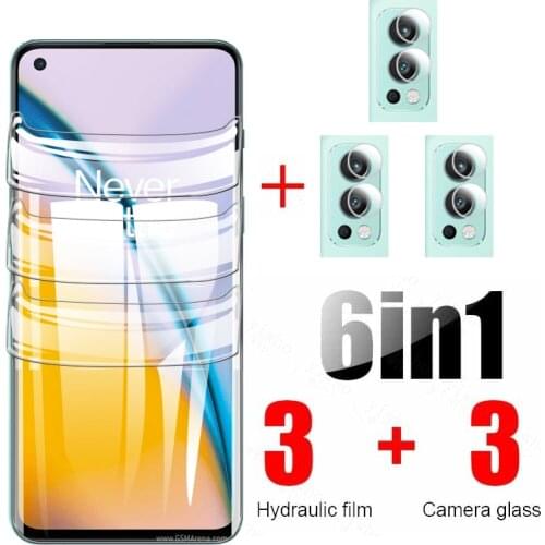 Oneplus nord 2 5g hydrogel film + camera glass for one plus nord n100 n10 n200 screen protector oneplus 8t 9pro 8pro hidrogel