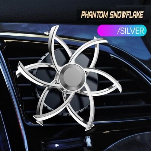 2021 Hot Car Perfume Air Freshener Auto Car Smell LED Mini Conditioning Vent Outlet Outlet Aromatherapy Rotating Phantom