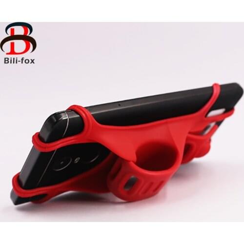 BF Adjustable Phone Holder Handbar Silicone Band for Motocycle Bike GPS Phone Stand Mount Universal Bicycle Holder 3.5" - 6"
