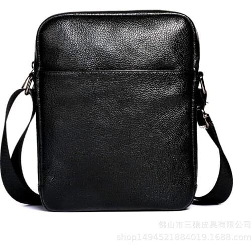 Fashion Genuine Leather Shoulder Bag Cowhide Leather Men Messenger Bag Casual Business Vintage Mens handbag Crossbody Bag Purse