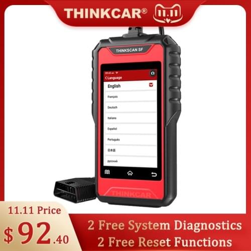 Thinkcar ThinkScan SF100 OBD2 Automotive Scanner Diagnostic Tool Professional Car Scanner ABS SRS OIL/EPB Reset Machine Tools