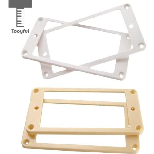 Tooyful Flat Guitar Humbucker Frame Pickup Mounting Rings for LP Electric Guitar Parts