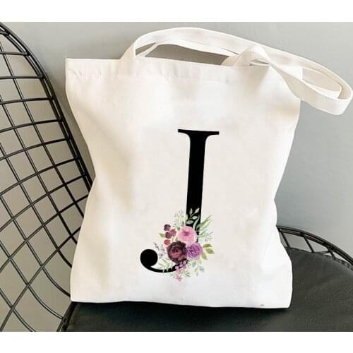 Ladies Travel Shopper Handbag Letter Print Eco Canvas sac shopping Female beach Tote Bag Reusable Shoulder bag for Women 2021