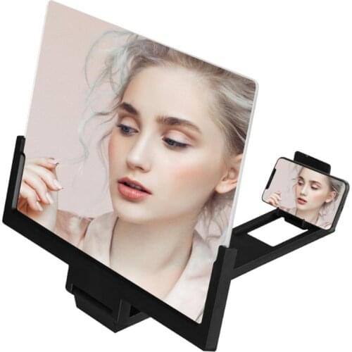14 inch Mobile Phone Screen Magnifying Glass Stereoscopic Video Screen Amplifier Foldable Phone Bracket Tablet Holder