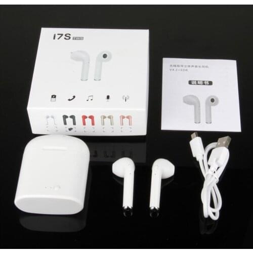 2019 Bluetooth Earphones Earbuds Wireless Headset TWS Double Twins Stereo Music Headphone For iPhone 6 Samsung Android Xiaomi