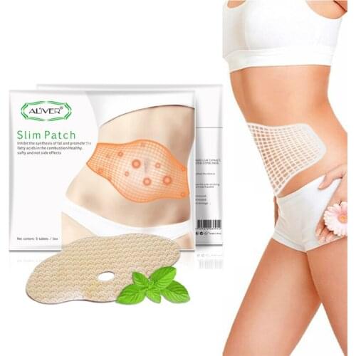 5pcs/box Slimming Stickers Of Beauty Care Detox Slimming Cream Navel Stick Thin Waist Effectively Reduce Body Fat TSLM1