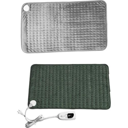 50W Physiotherapy Electric Heating Pad Timer Back Therapy Small Electric Blanket 6-level Temperature Adjustment Winter Warmer