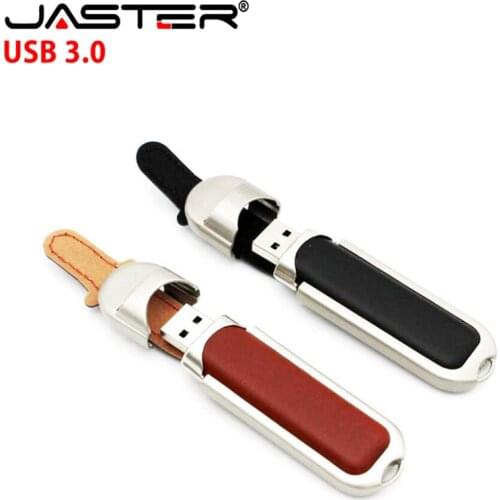 Brown Leather USB 3.0 Flash Drive 4GB 8GB 16GB 32GB 64GB 128GB Real Capacity Pen Drives High Speed Memory Stick Portable U Disk