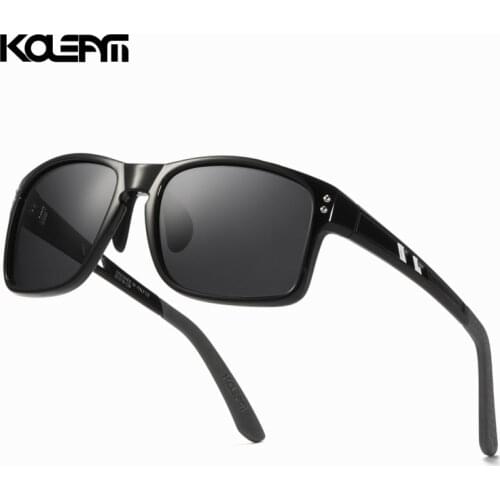 Kdeam Classic Square Polarized Sunglasses High Quality TR90 Frame Rubber Adjustable Nose Support Kd524 Sunglasses