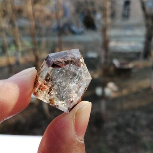 Crystal Wand Stone Stones Phantom Crystals Point Wicca Cristal Islande Pierre Naturelle Healing Home Decoration Accessories