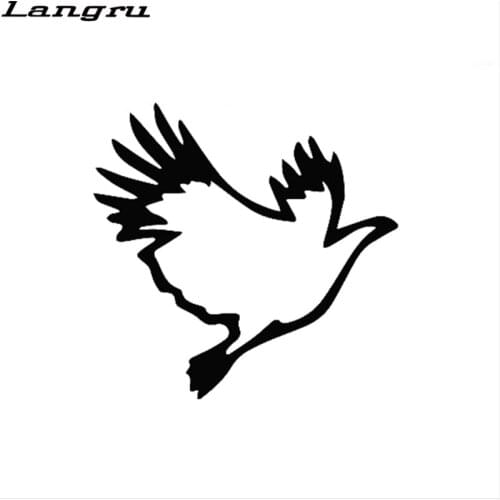 Langru Majestic Eagle Outline Car Decal Animal Stickers For Rear Windshield Car Accessories Jdm
