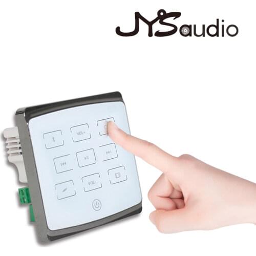 Hotel Wall Amplifier PA System Background Music Player Audio Panel Professional Touch Key Bluetooth Audio Receiver Amplyfier