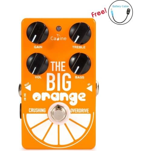 New Arrival Caline CP-54 OD Guitar Pedal Overdrive THE BIG ORANGE crushing overdrive Guitar Effect Pedal True Bypass Effect Sale