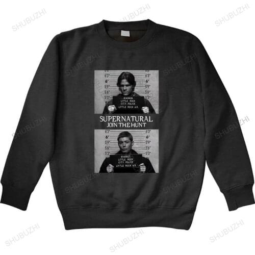 Autumn winter hoodies Supernatural Mugshots hoodies supernatural mug mugshot sam dean winchester sam unisex hoodie Man hoodie