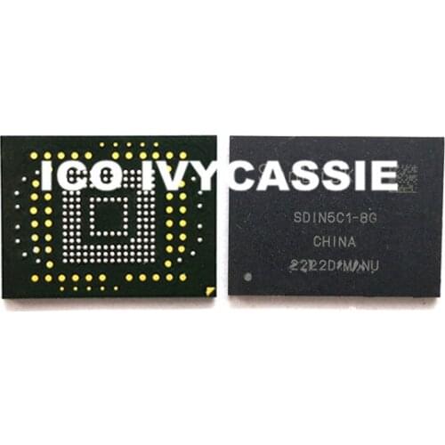 SDIN5C1-8G eMMC 8GB NAND flash memory IC chip BGA169 Used 100% Tested Good