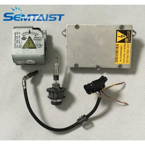 Semtaist Promotion Genuine D2S D2R xenon 5DV 008 290-00 BALLAST+IGNITER+CABLE+BULB SET OEM USED