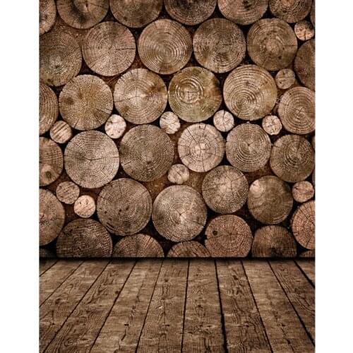 TR Brown Wooden Pillars Photography Background Newborn 3x5ft Wood Floor Baby Shower Photo Studio Backdrops Birthday Party Props