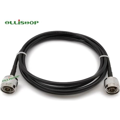 N Male to N Male Low Loss LMR195 Cable extension antenna for 4G LTE Cellular Amplifier Cell Phone Signal Booster WiFi Repeater