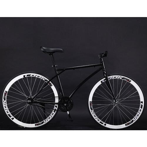 Bicycle Road Bike Fixed Gear Adult Men and Women Models Racing Solid Tire Single Speed Students New Cool