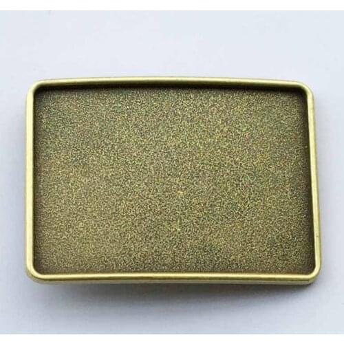 Vintage Rectangle Blank Belt Buckle -Any Designs you want,Custometic DIY