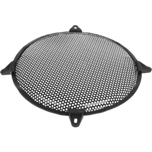 Speaker Grill Cover Guard Protector Grille Subwoofer Car Subs Woofer 12" Metal Cover Clamps Screws