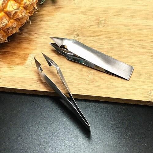 1PC Fruit Pineapple Peeler Corer Slicers Clip Pineapple Slicers Stainless Steel Kitchen Knife Gadgets Pineapple Knife