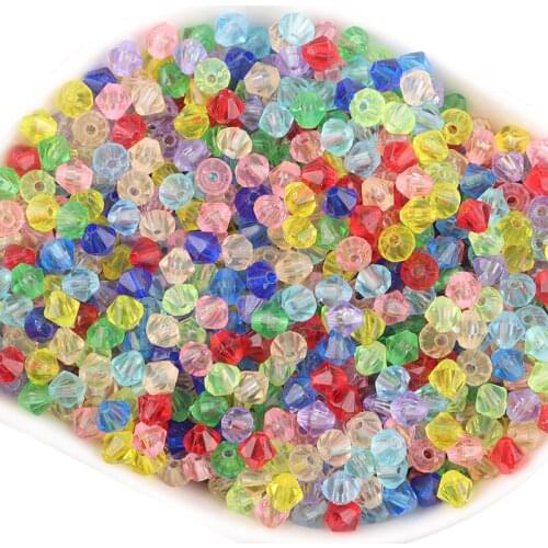 100pcs Acrylic Beads Diamond Pendant Charms Glass Earring Key Chains Accessory DIY Charm Jewelry Making Accessories for Girl Kid