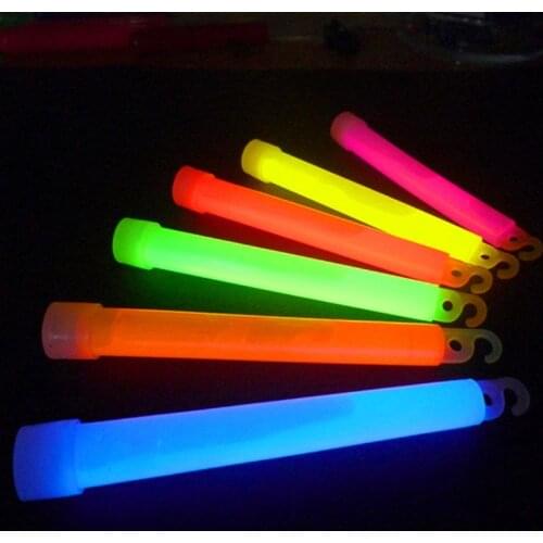 15CM Industrial Grade Glow Sticks Party Glowstick Chemical Fluorescent Halloween Hanging Decoraction Camping Emergency Lights