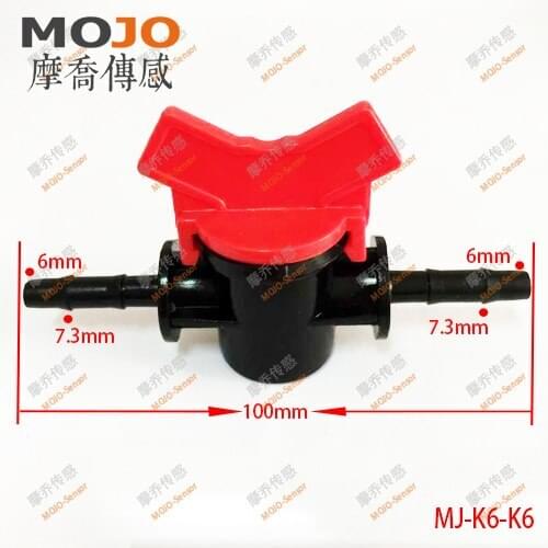 2020 MJ-K6-K6 6mm to 6mm Straight Through Plastic Micro Irrigation Valve switch (1pcs/lots)