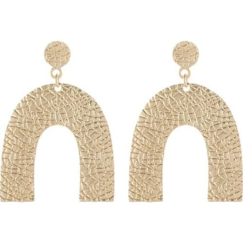 2021 New Arrival Fashion Earrings Drop Earrings Uroru Zinc Alloy Hyperbole Geometric Women Dangle Earrings