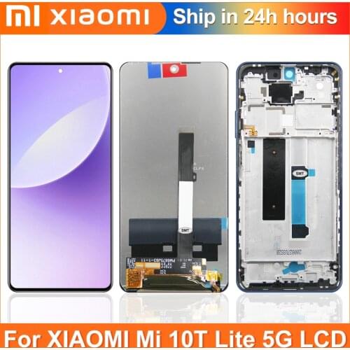 6.67 Original Display For Xiaomi Mi 10T Lite 5G LCD 10 Touche Screen For Mi 10T Lite 5G M2007J17G Display Replacement
