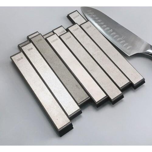 8pcs Diamond sharpening stone Professional knife sharpener Whetstone set 120-3000 grit grinders Apex kitchen tools with base