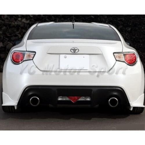 Car Accessories FRP Fiber Glass VTX Style Rear Bumper Spat Fit For 2012-2016 GT86 FT86 ZN6 FR-S BRZ ZC6 Rear Caps Car-styling