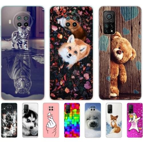 For Xiaomi Mi 10T Lite Case For Xiaomi Mi 10T Pro Soft TPU Silicon Back Phone Cover For Mi 10T Mi10T 10TPro 10TLite Case Bumper