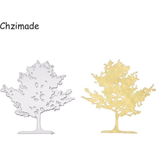 Chzimade Tree Hot Stamping Foil Dies Creative Cutting Dies Diy Scrapbooking Album Home Decoration Crafts